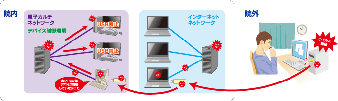 ウイルス感染経路